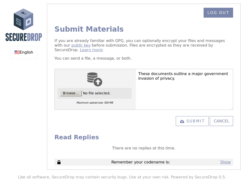 Submit a document