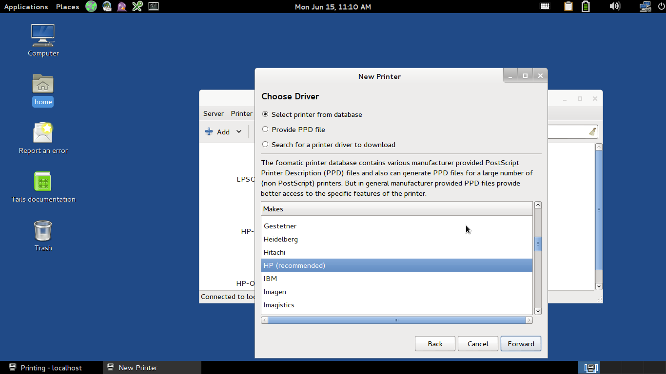 default set up 1