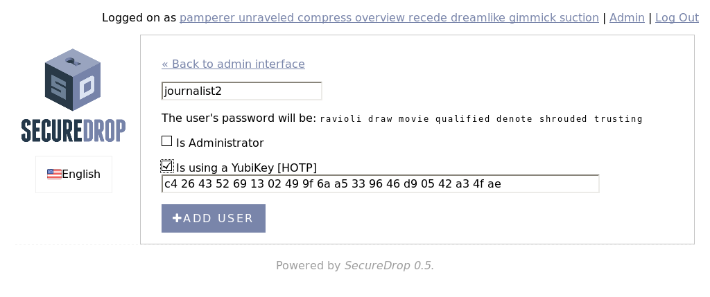 Enable YubiKey