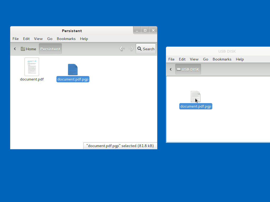 Encrypted document